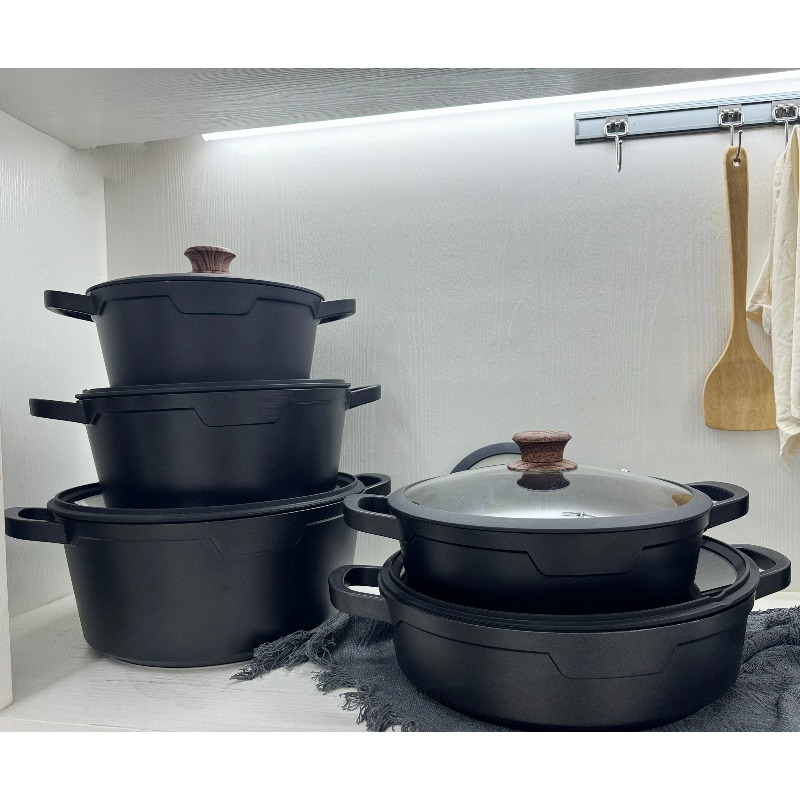 Induction Cookware Set Commercial - مجموعة أواني طهي تجارية من الألومنيوم