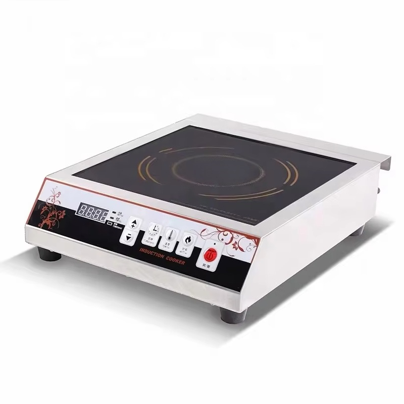Commercial Induction Cooktop 3500W - موقد حث كهرومغناطيسي محمول من الفولاذ