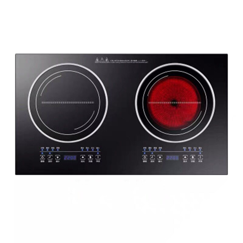 Double Induction Cooktop 220V - موقد كهربائي منزلي، موقد حثي، وحدة