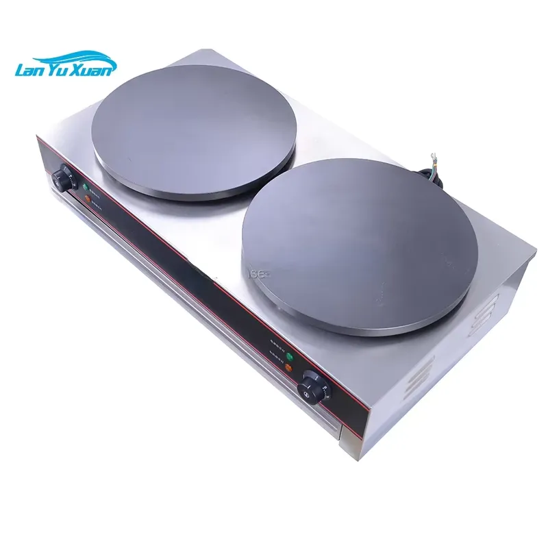Crepe Maker Machine Electric 40Cm - ماكينة صنع الكريب الكهربائية ذات الصفائح