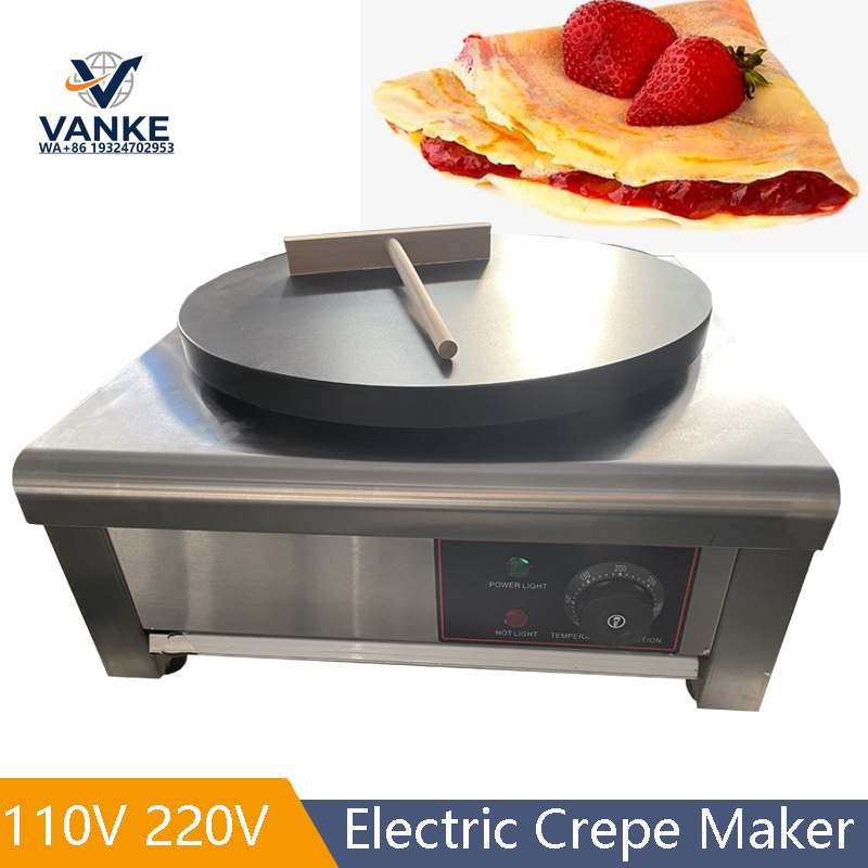 Crepe Maker Machine Electric 40Cm - آلة صنع الفطائر الكهربائية التجارية بقطر