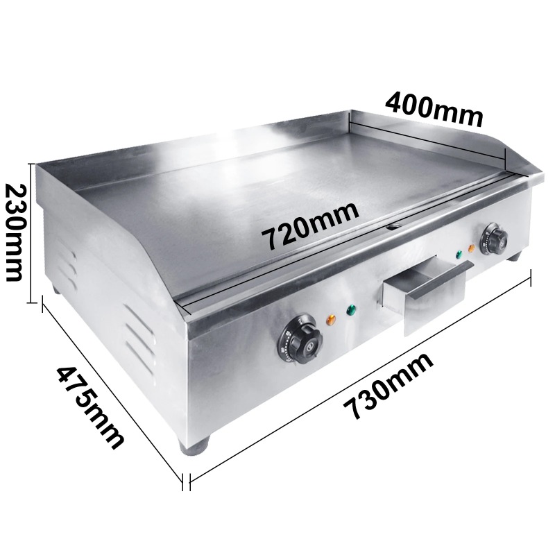Commercial Electric Griddle Flat Top - منتج جديد، شواية كهربائية تجارية، تحكم