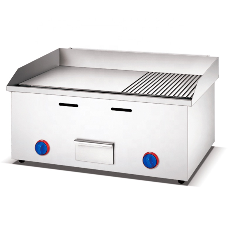 Commercial Electric Griddle Flat Top - شواية كهربائية تجارية كبيرة من الفولاذ