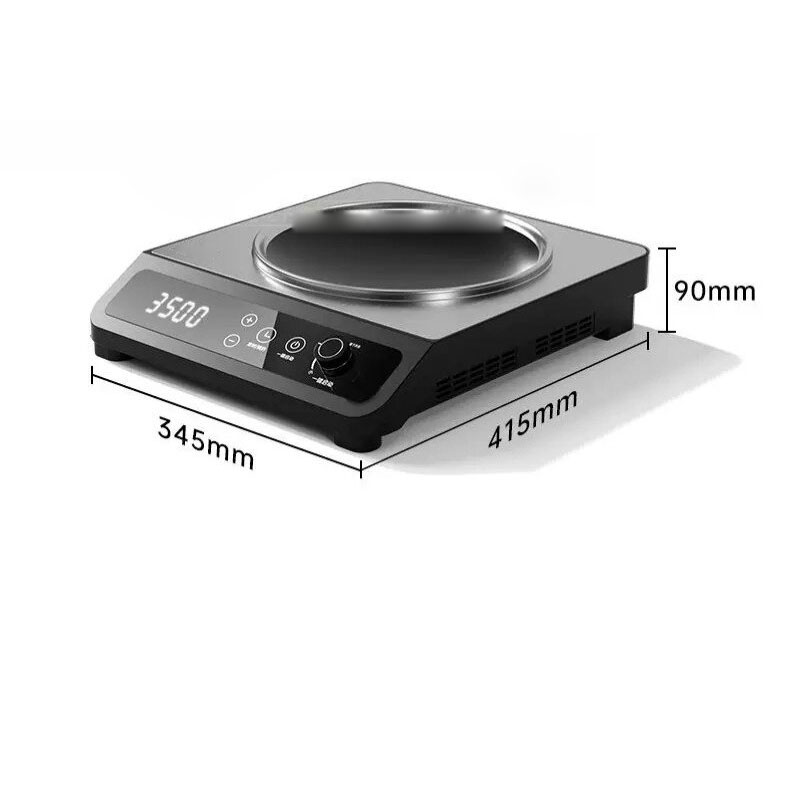 Wok Induction Cooktop Concave 3500W - موقد حثي كهربائي تجاري بقوة 3500
