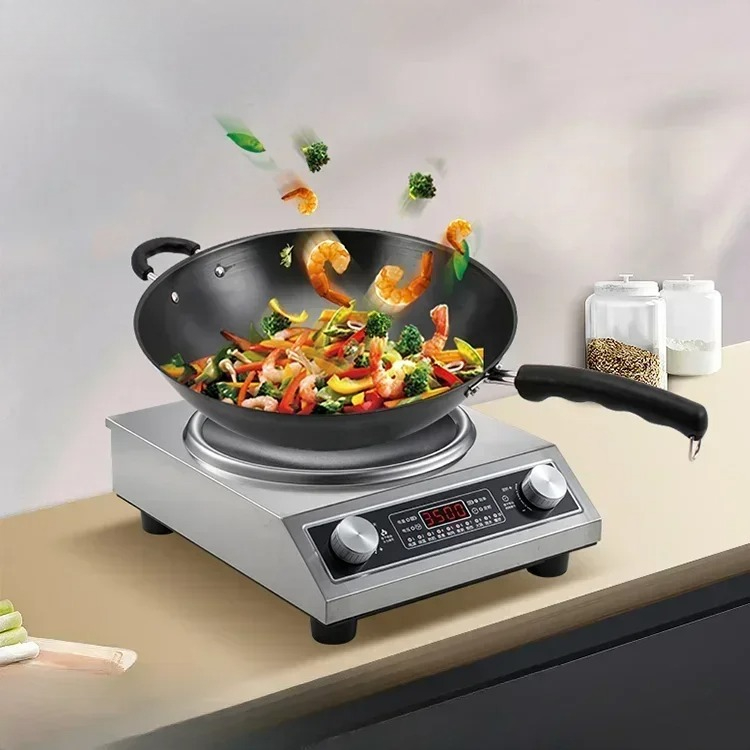 موقد التعريفي الجديد للمنزل/ال - مراجعة Commercial Induction Cooktop 3500W وسعره