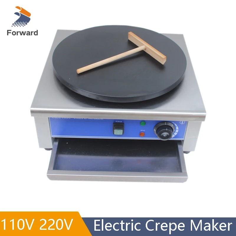 التدفئة الكهربائية التجارية 40 - مراجعة Crepe Maker Machine Electric 40Cm وسعره
