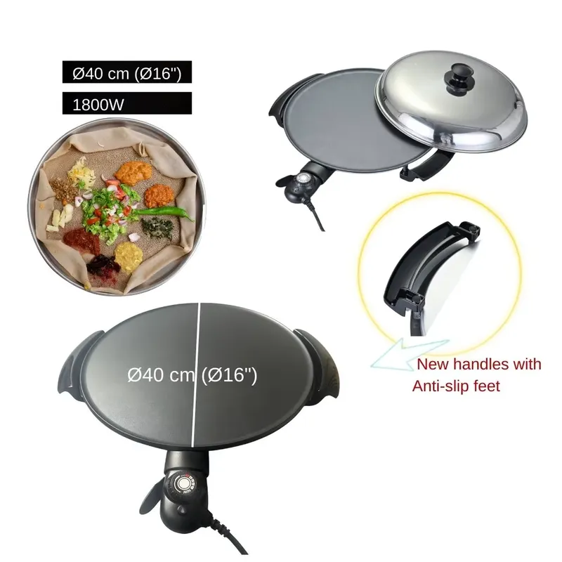 جهاز كهربائي لصنع الكريب بحجم  - مراجعة Crepe Maker Machine Electric 40Cm وسعره