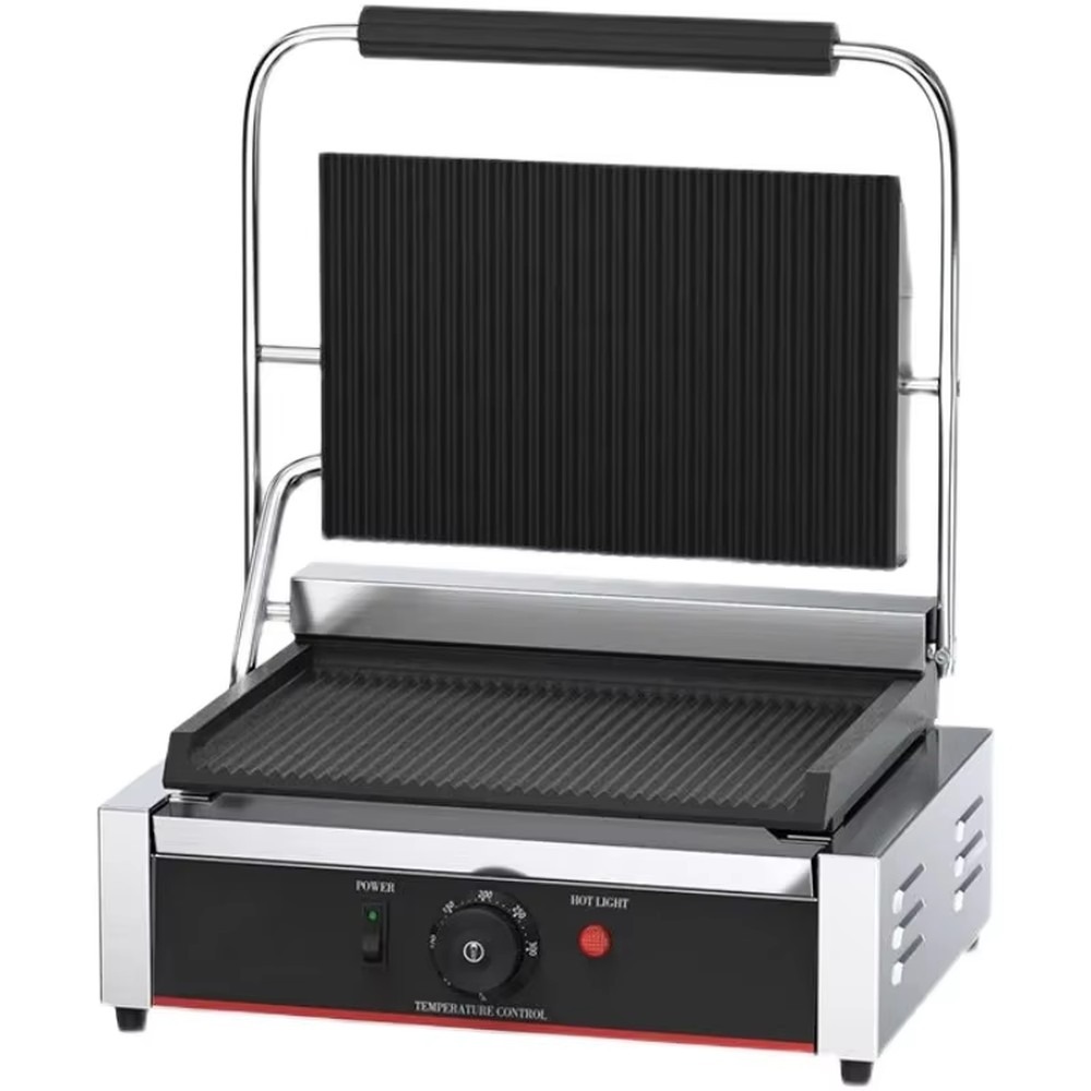 آلة بانيني تجارية مزدوجة وفردي - مراجعة Commercial Panini Press Sandwich Grill وسعره