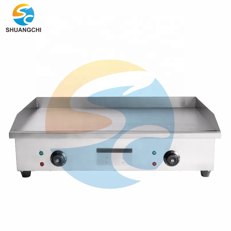 Shuangchi التجارية الكهربائية  - مراجعة Commercial Electric Griddle Flat Top وسعره