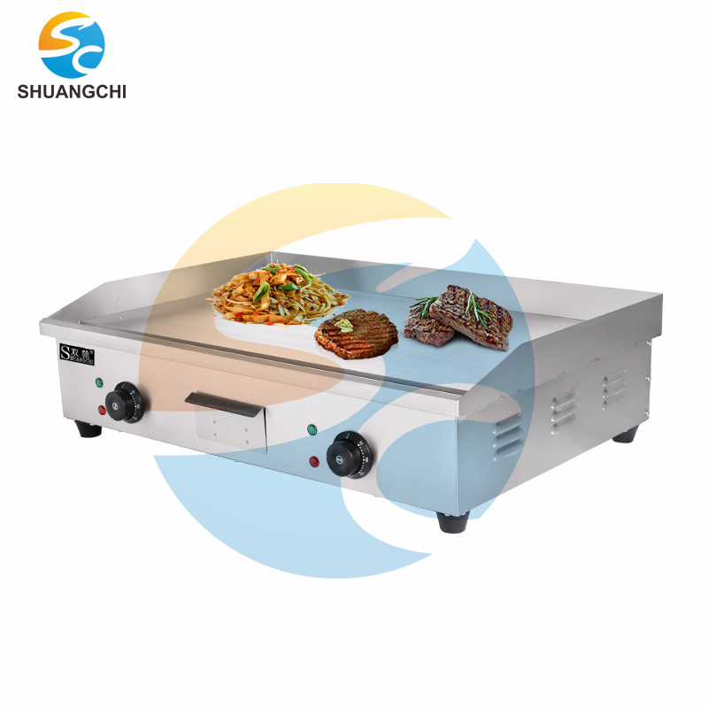 Shuangchi التجارية الكهربائية  - مراجعة Commercial Electric Griddle Flat Top وسعره