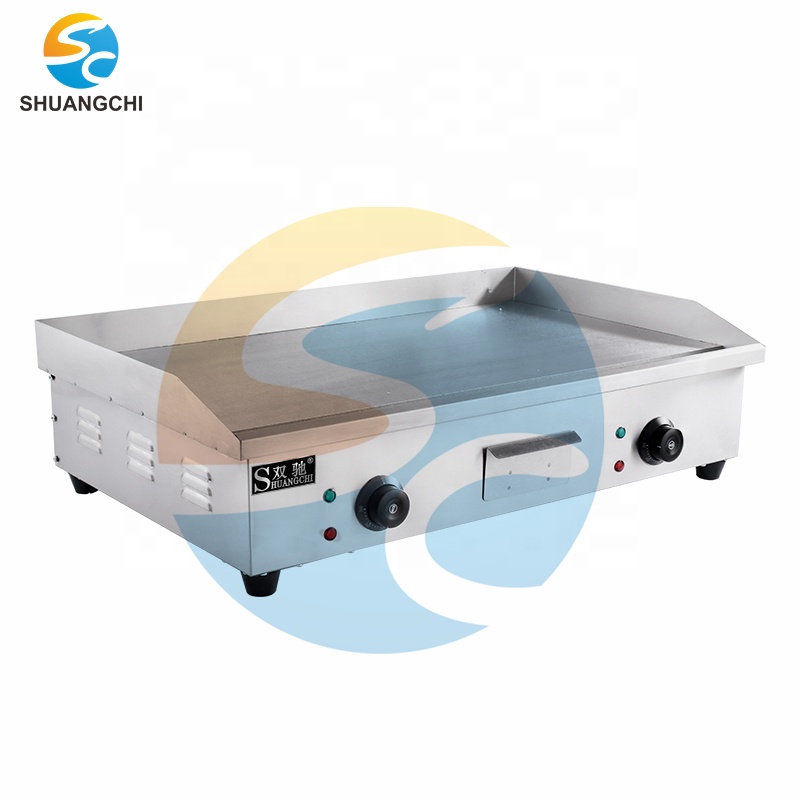 Shuangchi التجارية الكهربائية  - مراجعة Commercial Electric Griddle Flat Top وسعره