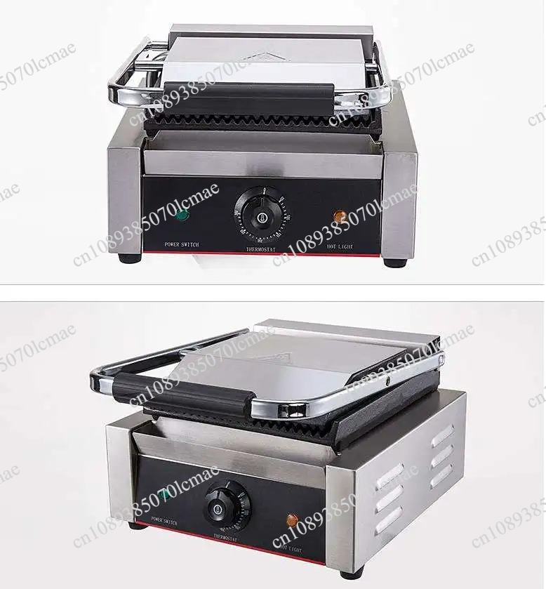 شواية بانيني كهربائية تجارية ب - مراجعة Commercial Panini Press Sandwich Grill وسعره