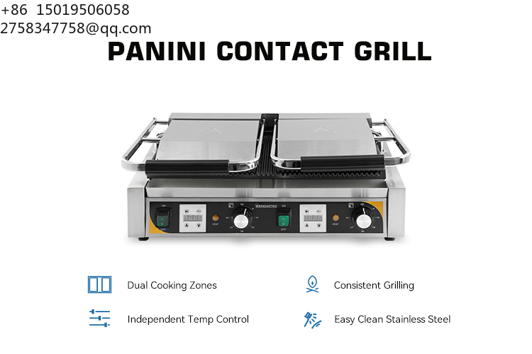 معدات مطاعم تجارية: شواية كهرب - مراجعة Commercial Panini Press Sandwich Grill وسعره