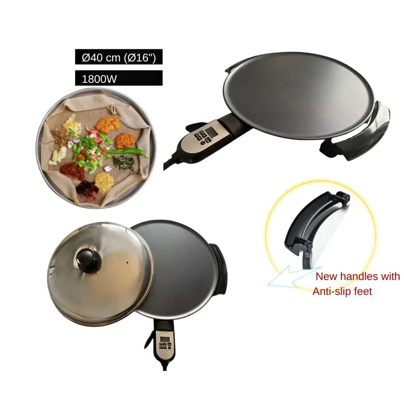جهاز كهربائي لصنع الكريب بحجم  - مراجعة Crepe Maker Machine Electric 40Cm وسعره