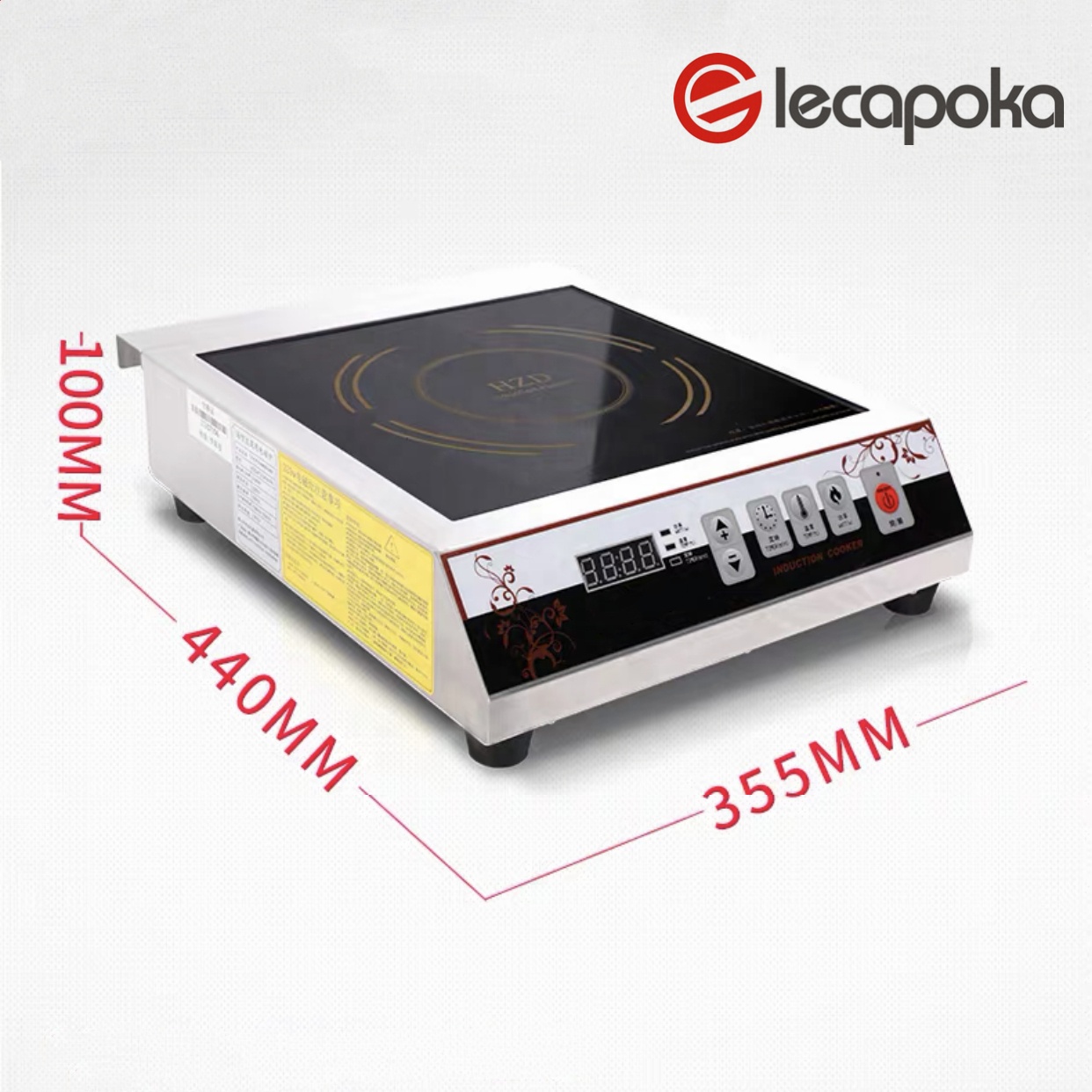 موقد حث كهرومغناطيسي محمول من  - مراجعة Commercial Induction Cooktop 3500W وسعره