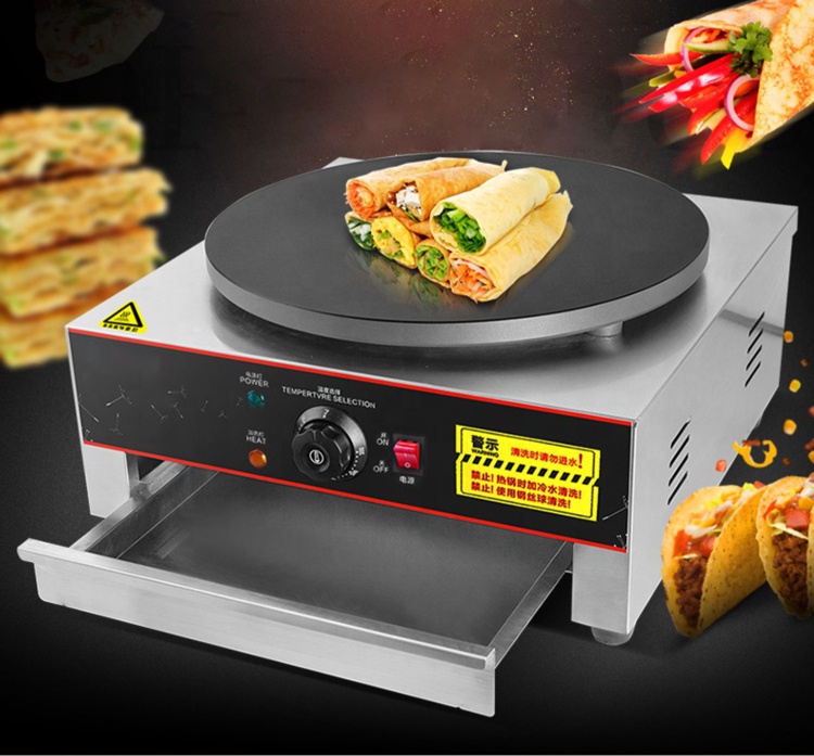 آلة صنع الكريب الكهربائية 40 س - مراجعة Crepe Maker Machine Electric 40Cm وسعره