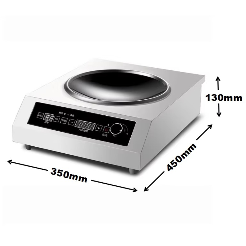 مقلاة ووك SMK-in-100 احترافية  - مراجعة Wok Induction Cooktop Concave 3500W وسعره