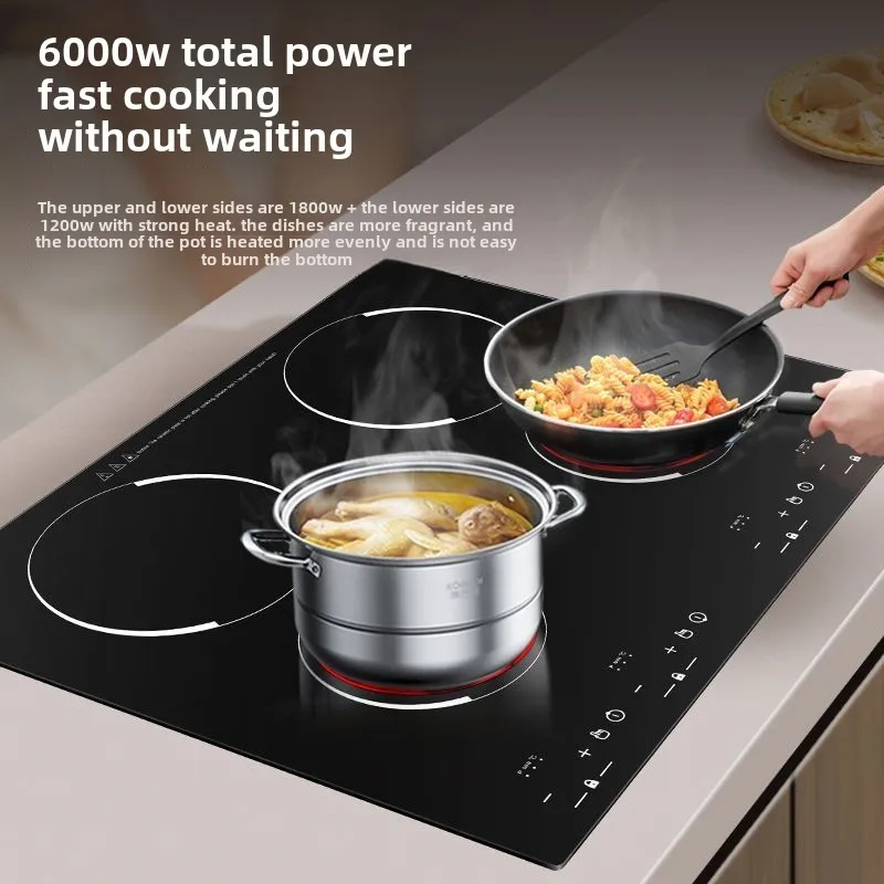 موقد كهربائي متعدد الوظائف برأ - مراجعة Double Induction Cooktop 220V وسعره
