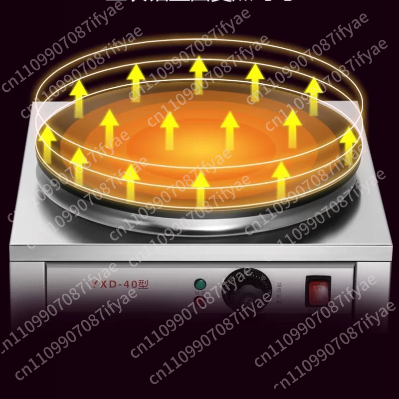 آلة صنع الفطائر الكهربائية الت - مراجعة Crepe Maker Machine Electric 40Cm وسعره