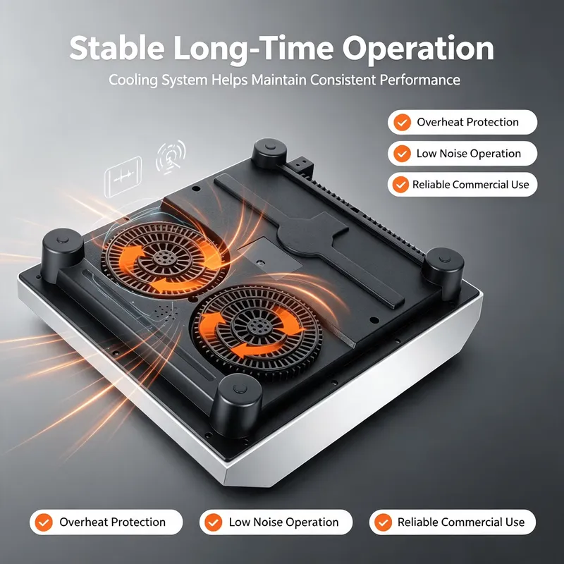 موقد حثي تجاري بقوة 3500 واط ب - مراجعة Commercial Induction Cooktop 3500W وسعره