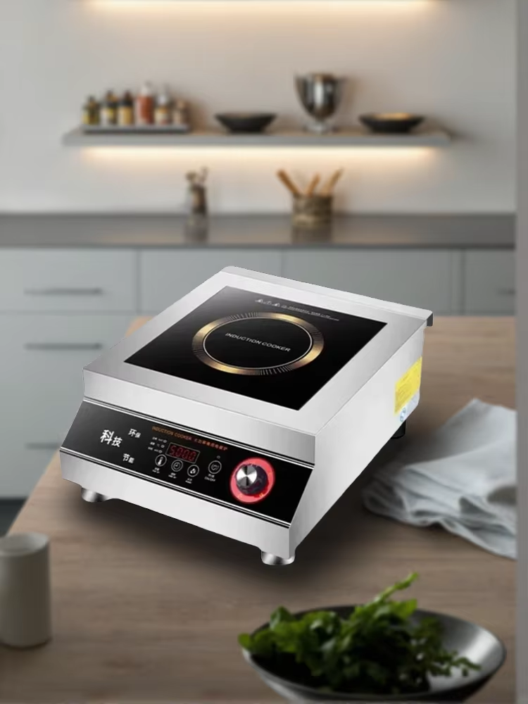 موقد طهي تجاري بالحث الكهربائي - مراجعة Commercial Induction Cooktop 3500W وسعره