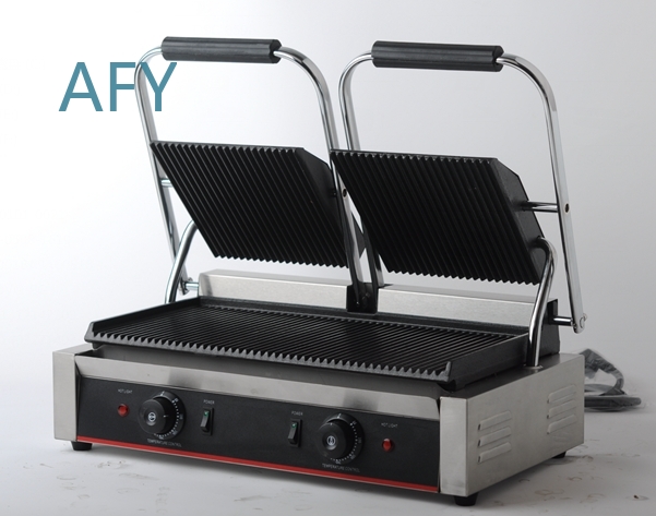 آلة شواء بانيني كهربائية تجاري - مراجعة Commercial Panini Press Sandwich Grill وسعره