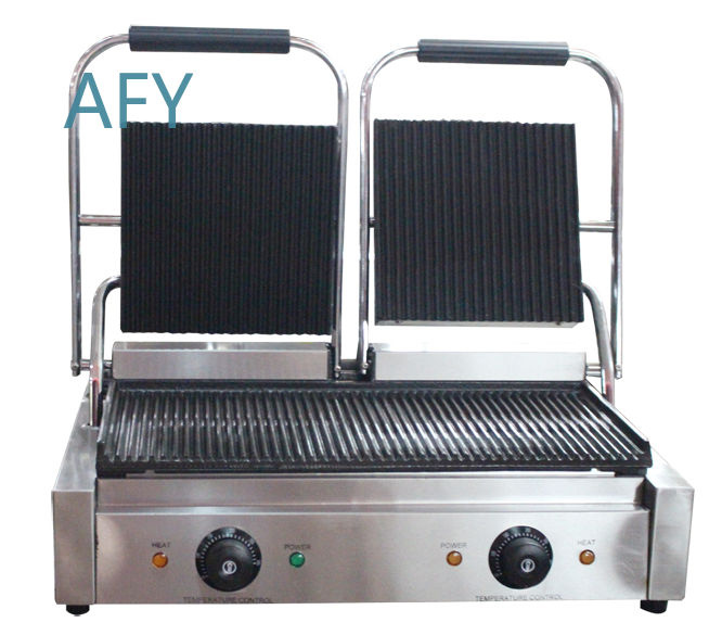 آلة شواء بانيني كهربائية تجاري - مراجعة Commercial Panini Press Sandwich Grill وسعره