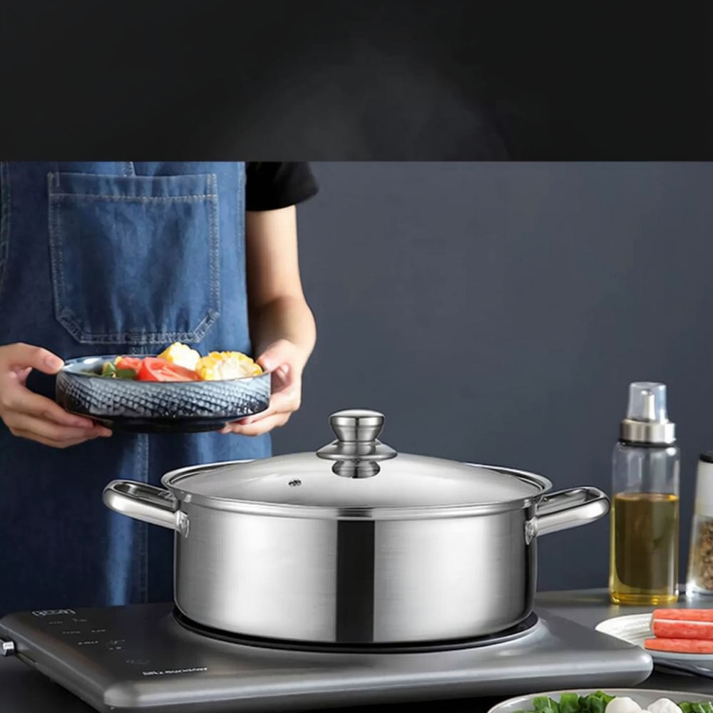 قدر شوربة عالي الأداء من الفول - مراجعة Induction Cookware Set Commercial وسعره