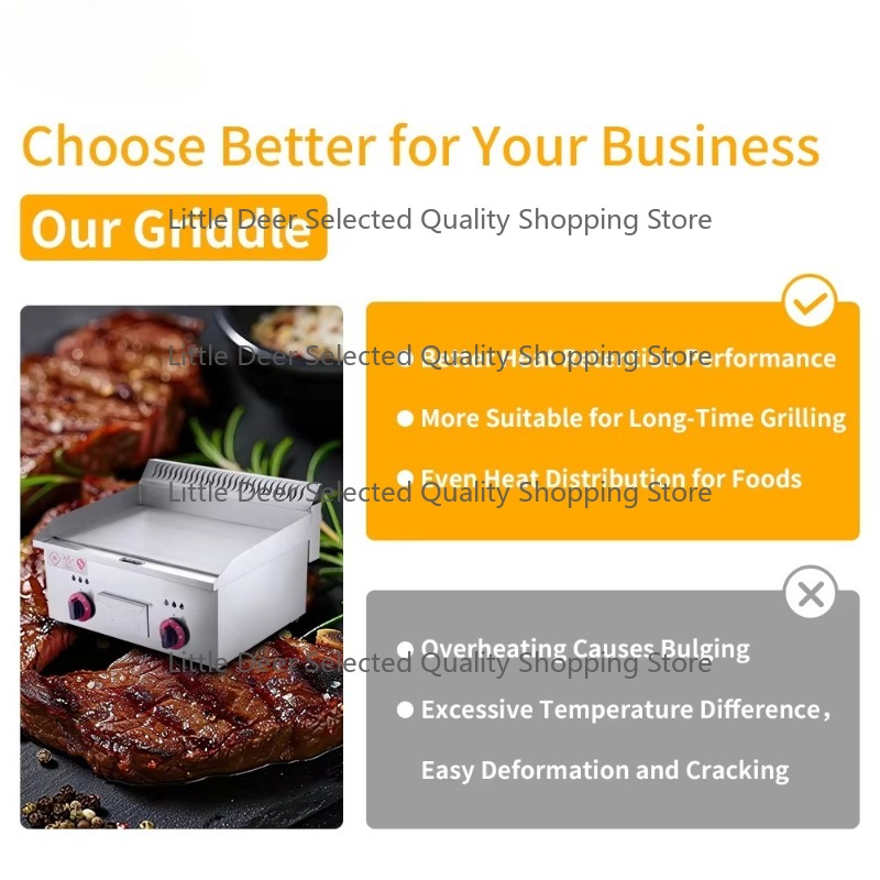 16 مللي متر معدات المطبخ التجا - مراجعة Commercial Electric Griddle Flat Top وسعره