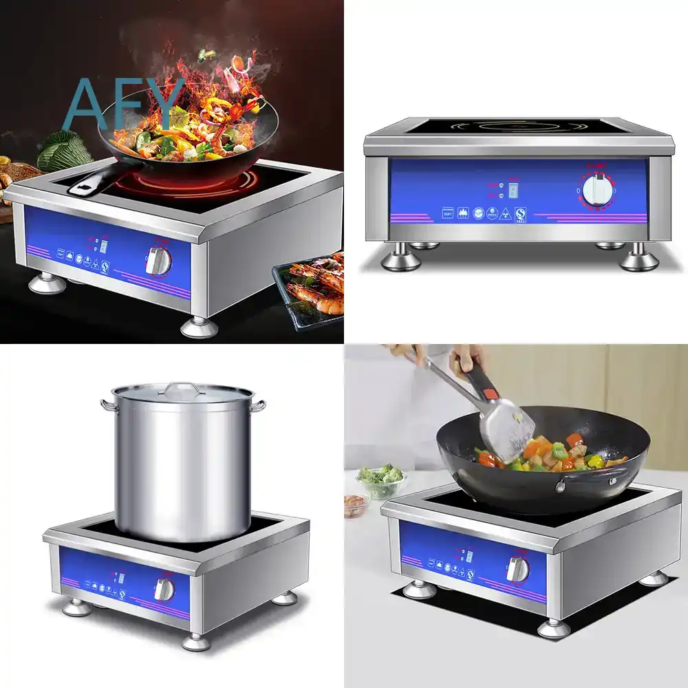 موقد حثي 3500 واط 5000 واط للم - مراجعة Commercial Induction Cooktop 3500W وسعره
