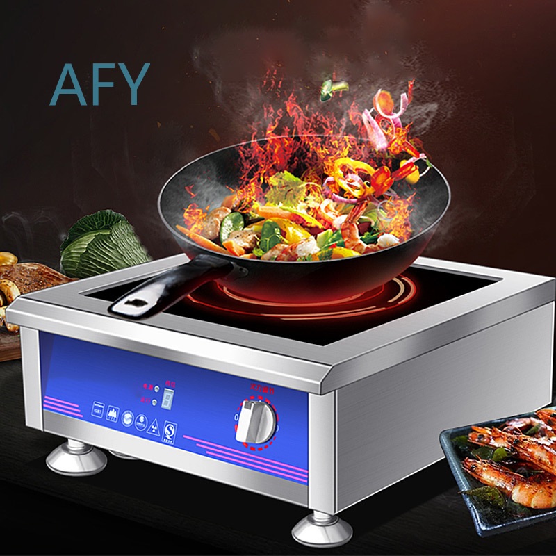 موقد حثي 3500 واط 5000 واط للم - مراجعة Commercial Induction Cooktop 3500W وسعره