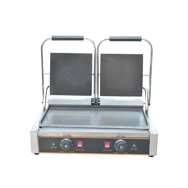 مزدوجة رئيس لوحة شواء فرن Quan - مراجعة Commercial Panini Press Sandwich Grill وسعره