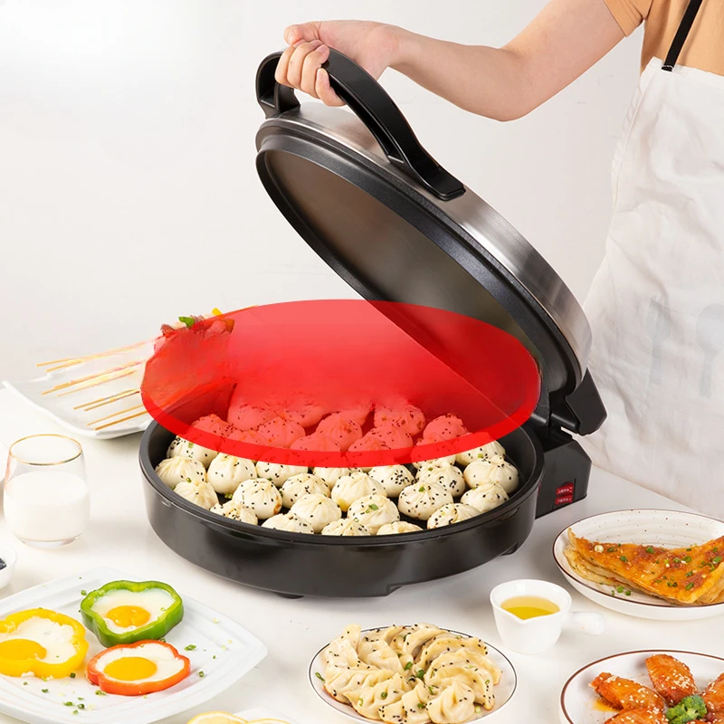 مقلاة كهربائية 220 فولت 40 سم  - مراجعة Crepe Maker Machine Electric 40Cm وسعره