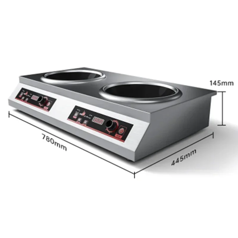 سطح المكتب الكهربائية المنزلية - مراجعة Double Induction Cooktop 220V وسعره