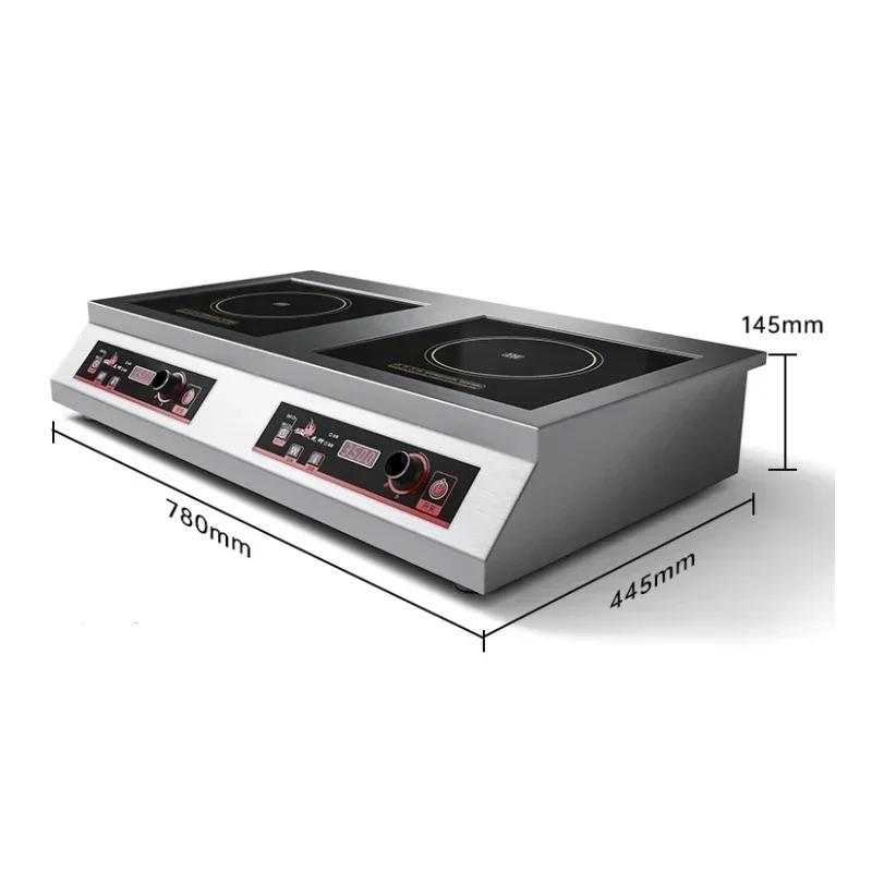 سطح المكتب الكهربائية المنزلية - مراجعة Double Induction Cooktop 220V وسعره