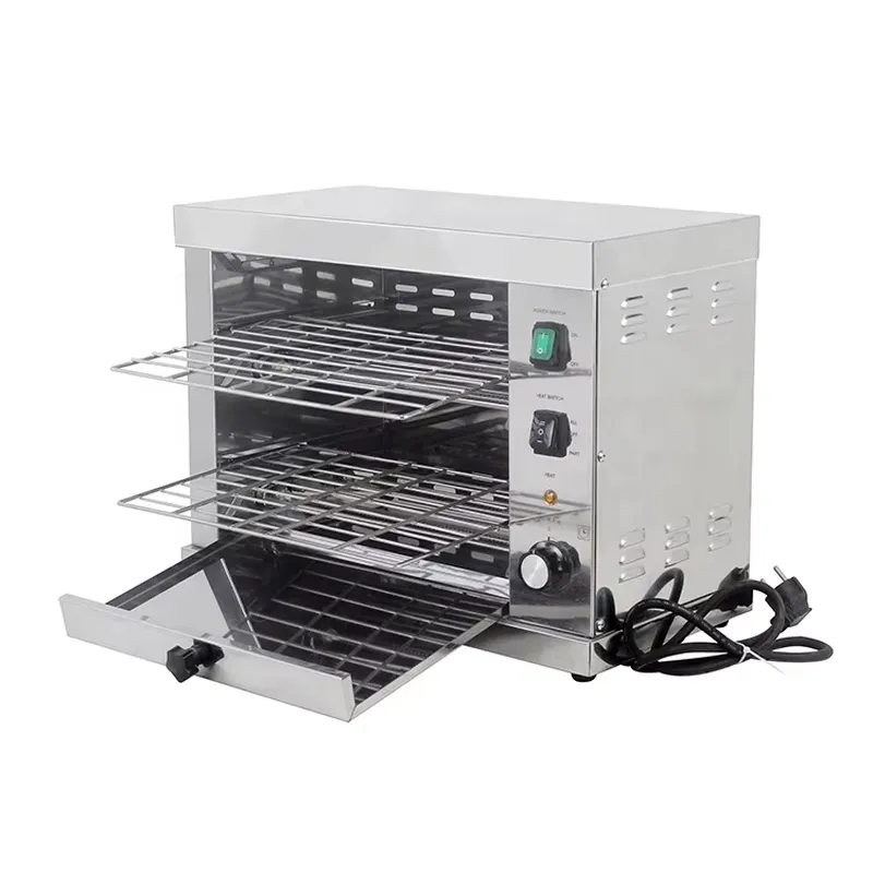 فرن كوارتز كهربائي سلاماندر لل - مراجعة Commercial Salamander Broiler وسعره