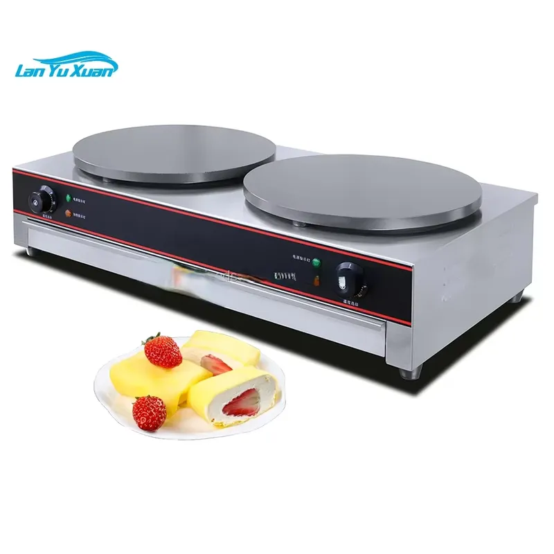 ماكينة صنع الكريب الكهربائية ذ - مراجعة Crepe Maker Machine Electric 40Cm وسعره