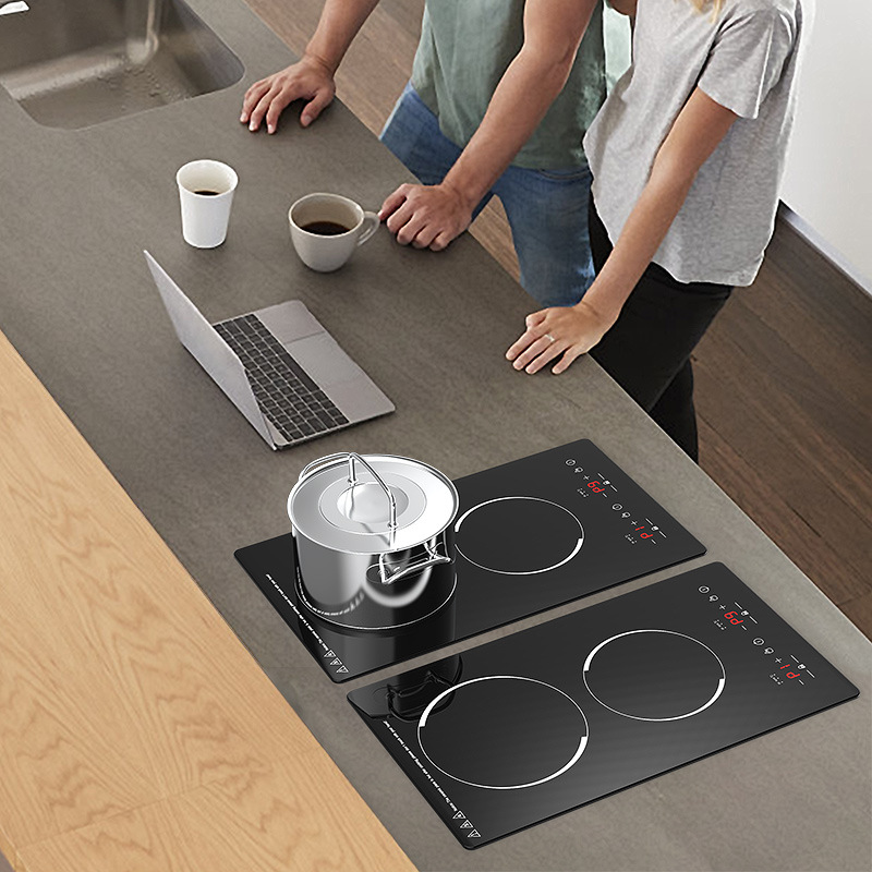 110 فولت/220 فولت 2*1800 واط م - مراجعة Double Induction Cooktop 220V وسعره