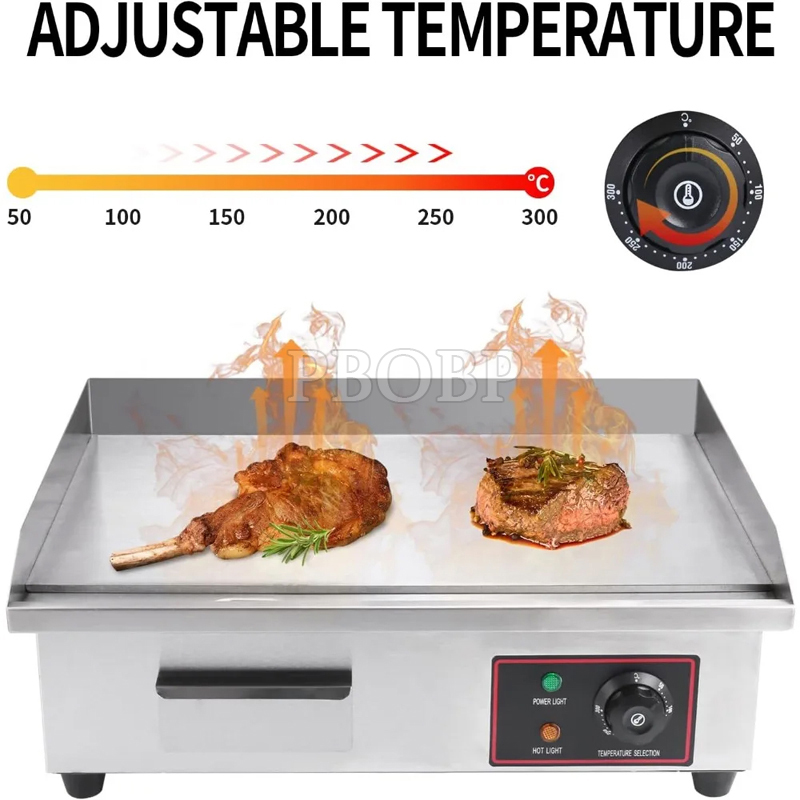 شوايات كهربائية وشوايات غاز تج - مراجعة Commercial Electric Griddle Flat Top وسعره