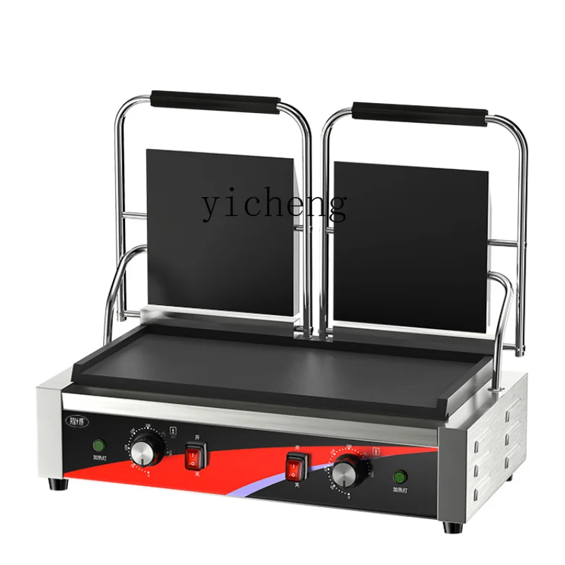 آلة تسخين كهربائية تجارية برأس - مراجعة Commercial Panini Press Sandwich Grill وسعره
