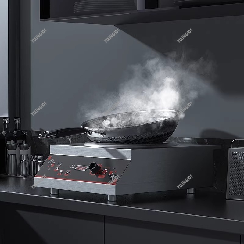 موقد حثي كهربائي تجاري ومنزلي  - مراجعة Commercial Induction Cooktop 3500W وسعره