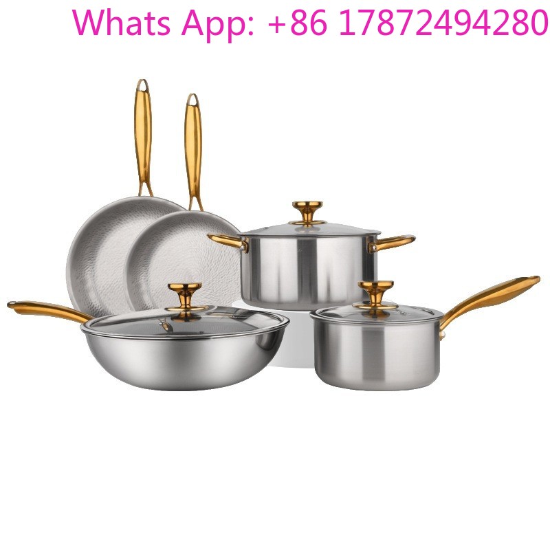 طقم أواني طهي من التيتانيوم ال - مراجعة Induction Cookware Set Commercial وسعره