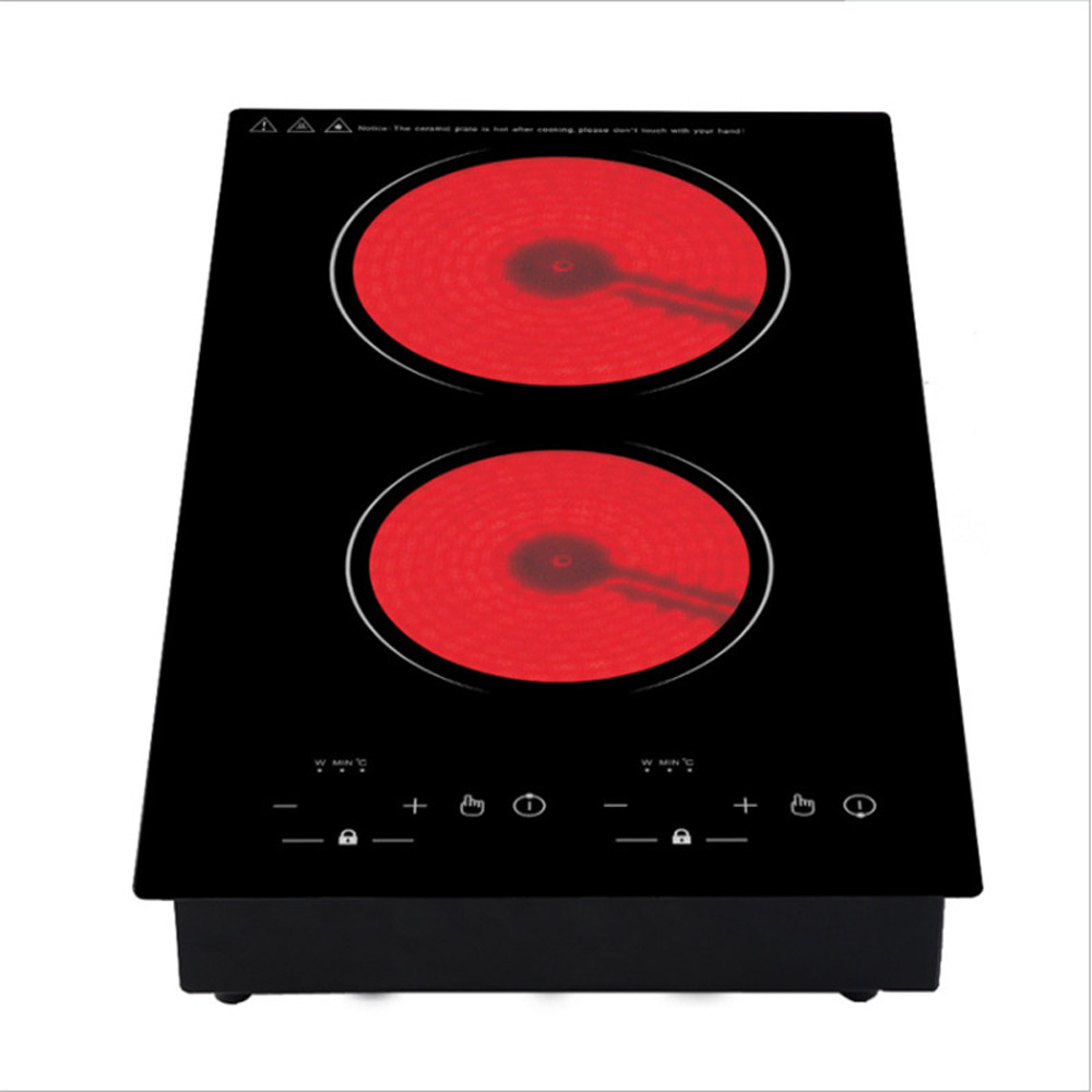 موقد كهربائي مزدوج التسخين من  - مراجعة Double Induction Cooktop 220V وسعره