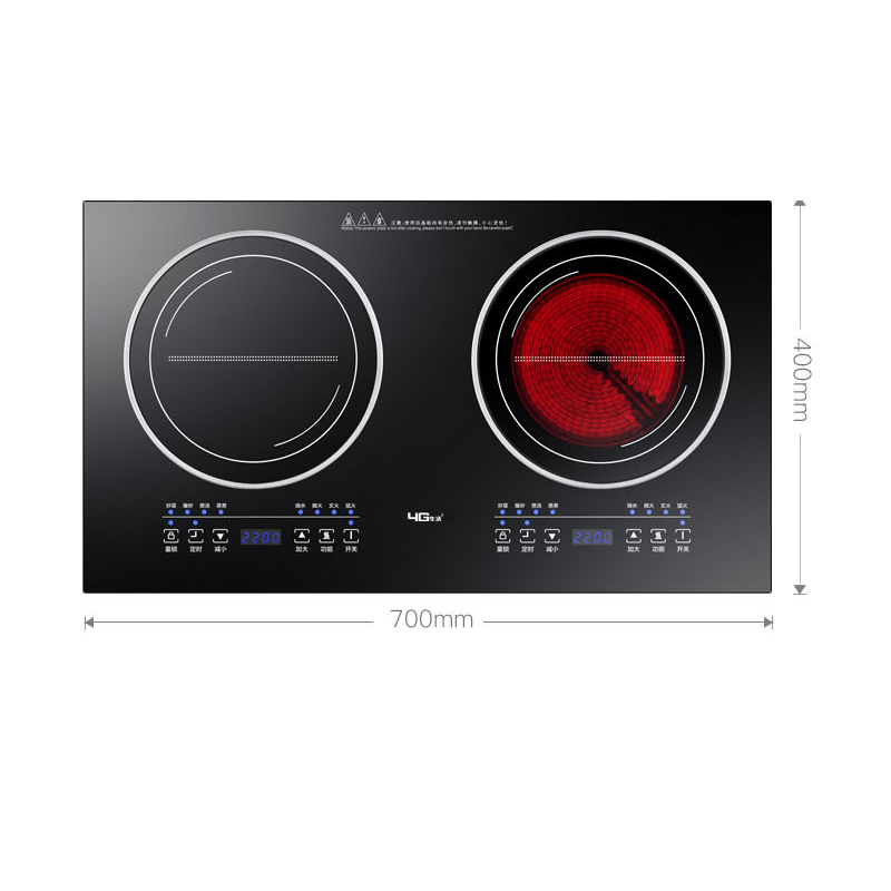 2025 نسخة التعريفي الفرن طباخ  - مراجعة Double Induction Cooktop 220V وسعره
