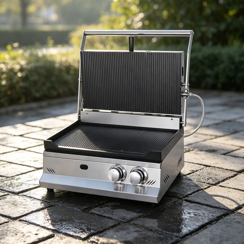 ماكينة صنع الساندويتشات والبان - مراجعة Commercial Panini Press Sandwich Grill وسعره