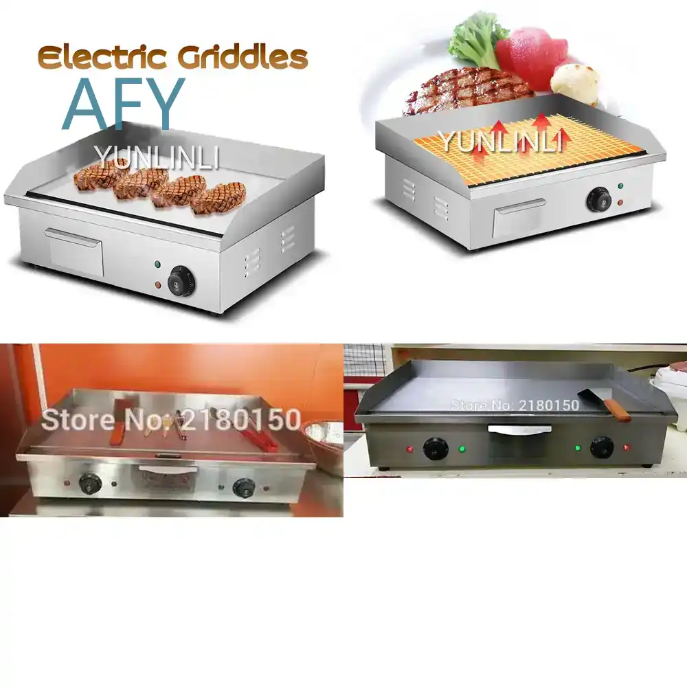 شوايات كهربائية تجارية متعددة  - مراجعة Commercial Electric Griddle Flat Top وسعره