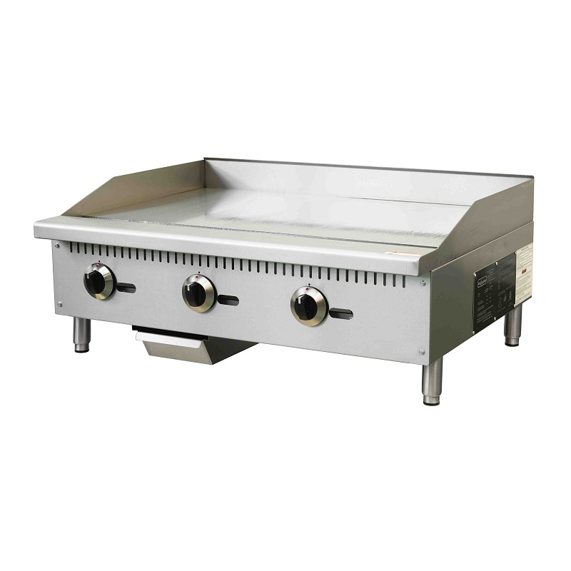 شواية تجارية بثلاث شعلات مقاس  - مراجعة Commercial Electric Griddle Flat Top وسعره