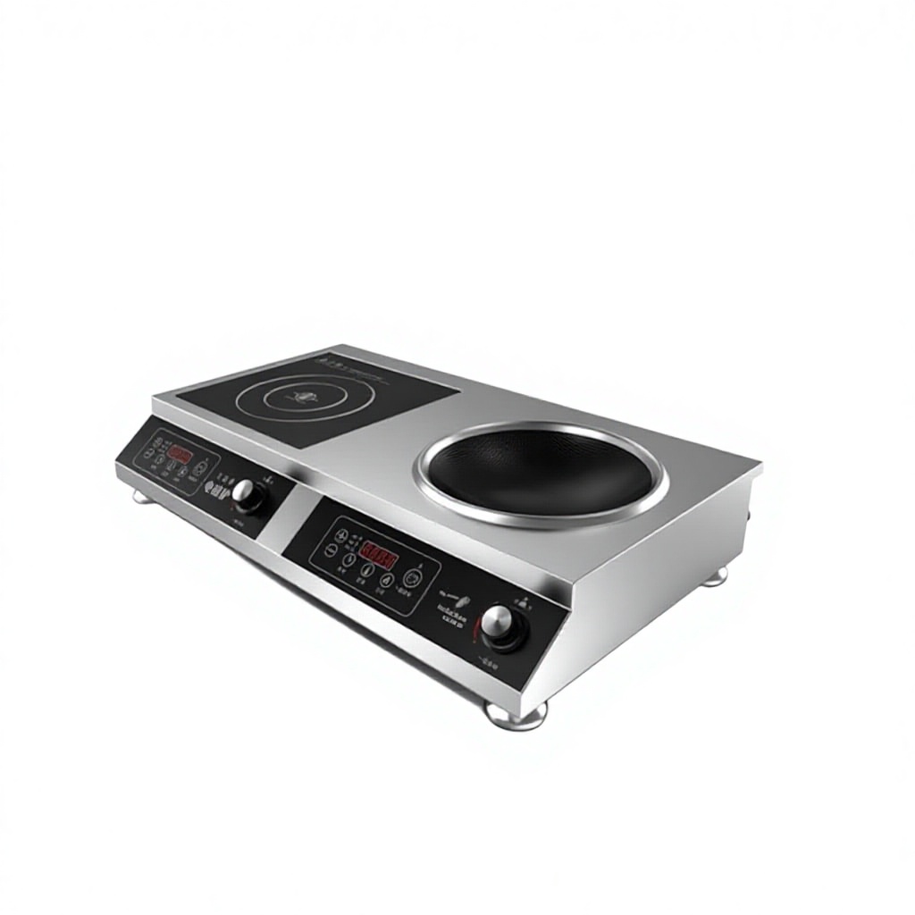 موقد حثي كهربائي من الفولاذ ال - مراجعة Double Induction Cooktop 220V وسعره