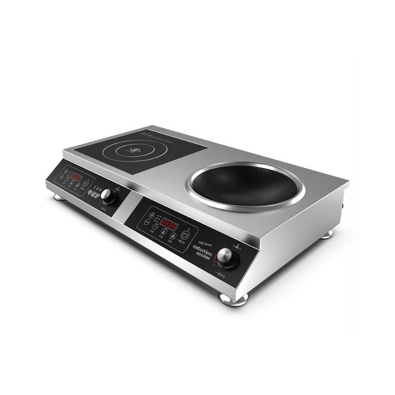 موقد حثي كهربائي من الفولاذ ال - مراجعة Double Induction Cooktop 220V وسعره