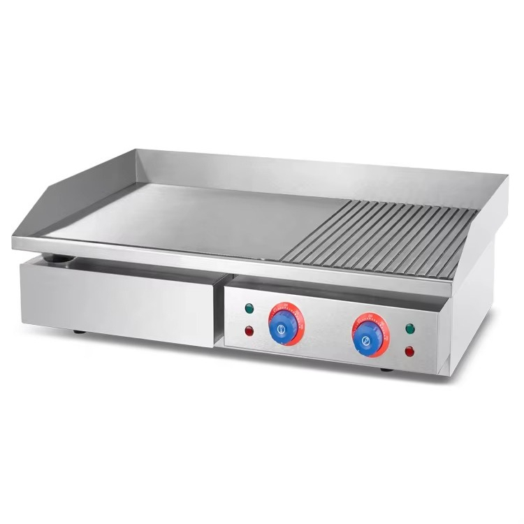 شواية كهربائية تجارية كبيرة من - مراجعة Commercial Electric Griddle Flat Top وسعره